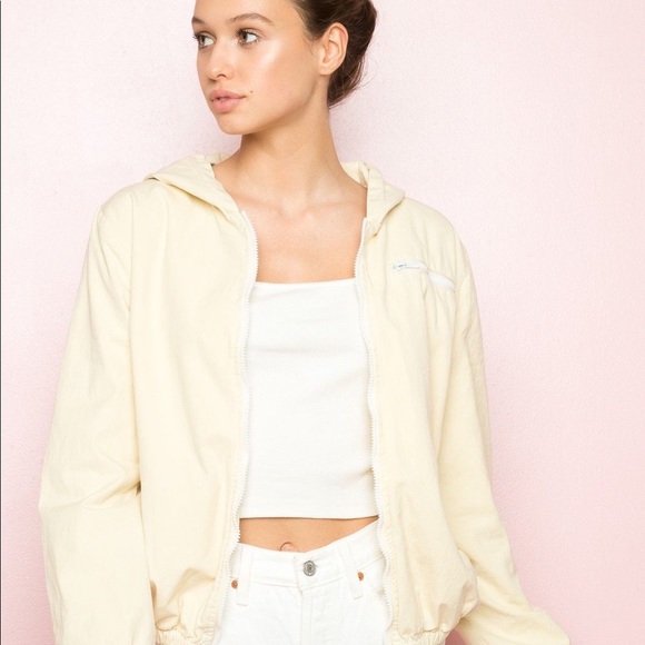 *****SOLD****** Brandy Melville yellow jacket 🐝😇 - Picture 1 of 8